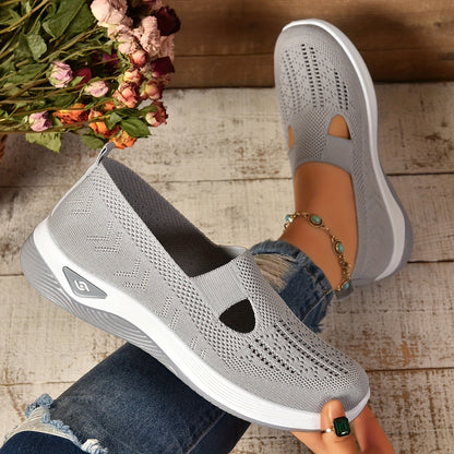 Women's Slip-On Comfort Shoes – Cushioned Arch-Support Flats