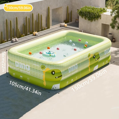 Dinosaur inflatable paddling pool for the garden
