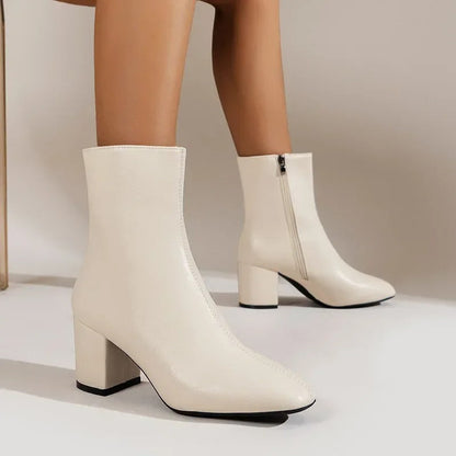 Women's Ankle Boots – Elegant Versatile Heeled Boots