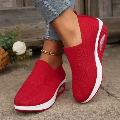 Orthopaedic Comfort Shoes for Women – Cushioned Mesh Trainers with Arch Support