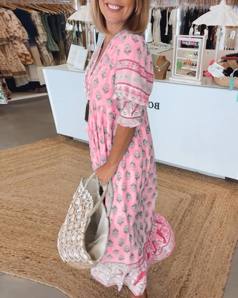 Women's elegant floral dress