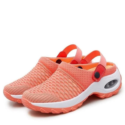 Orthopaedic Air Cushioned Shoes for Women, Breathable Mesh Trainers with Arch Support