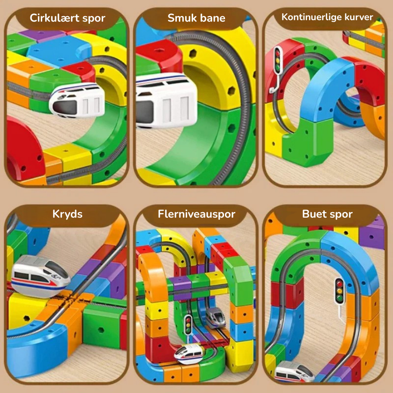 DIY Modular Race Track Set – Build-Your-Own Track with Cars
