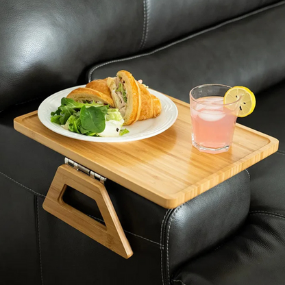 Sofa Armrest Tray – Clip-On Couch Side Table