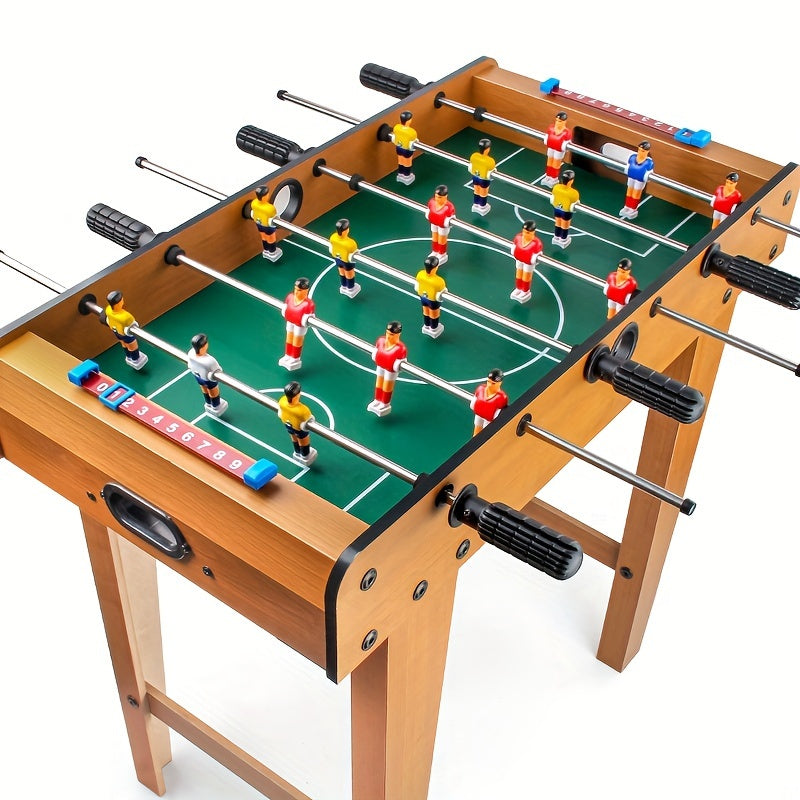 Table football with 18 players and 6 rods