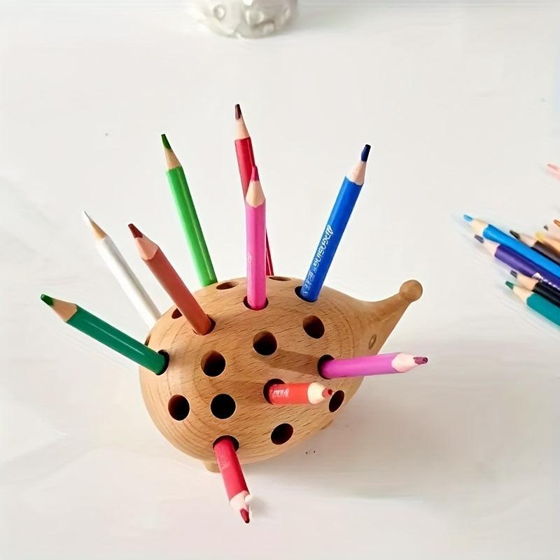 Hedgehog Pen Holder – Resin Desk Organiser