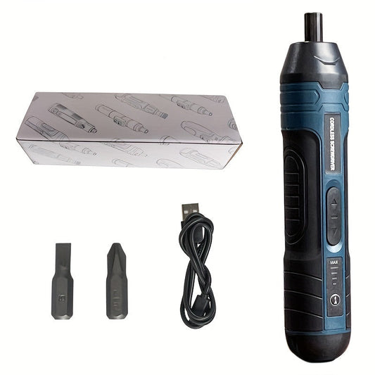 Cordless Electric Screwdriver Set – 3.6V USB Rechargeable