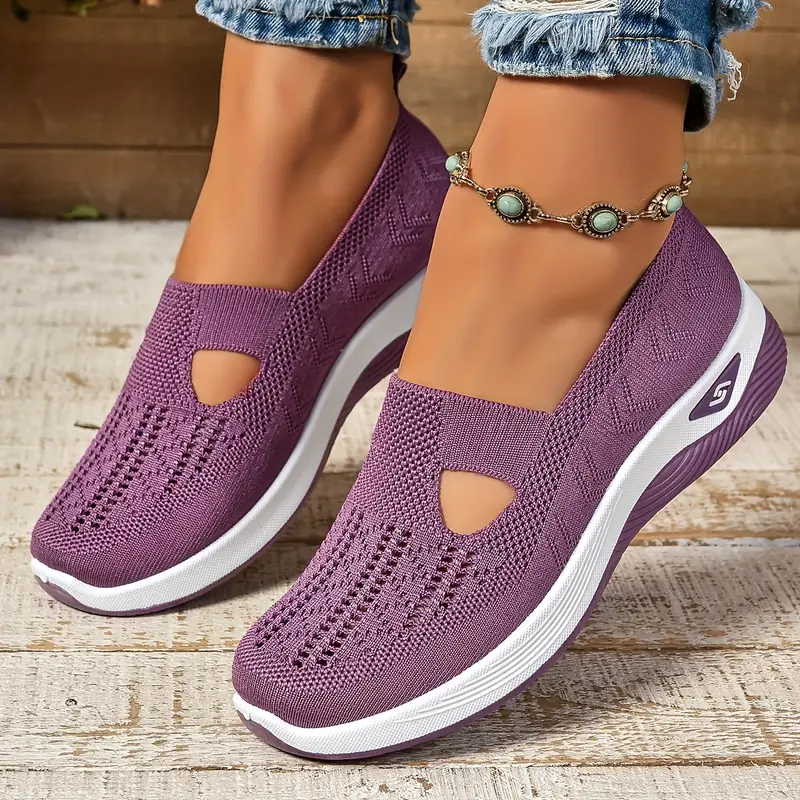 Orthopaedic Comfort Trainers for Women, Cushioned Mesh Sneakers with Arch Support
