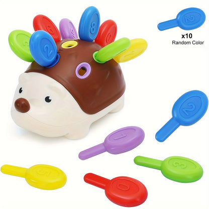 Hedgehog sorting toy for toddlers
