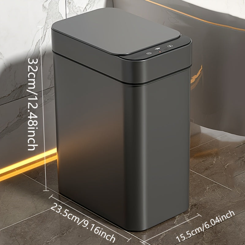 Smart sensor touchless slim waste bin set