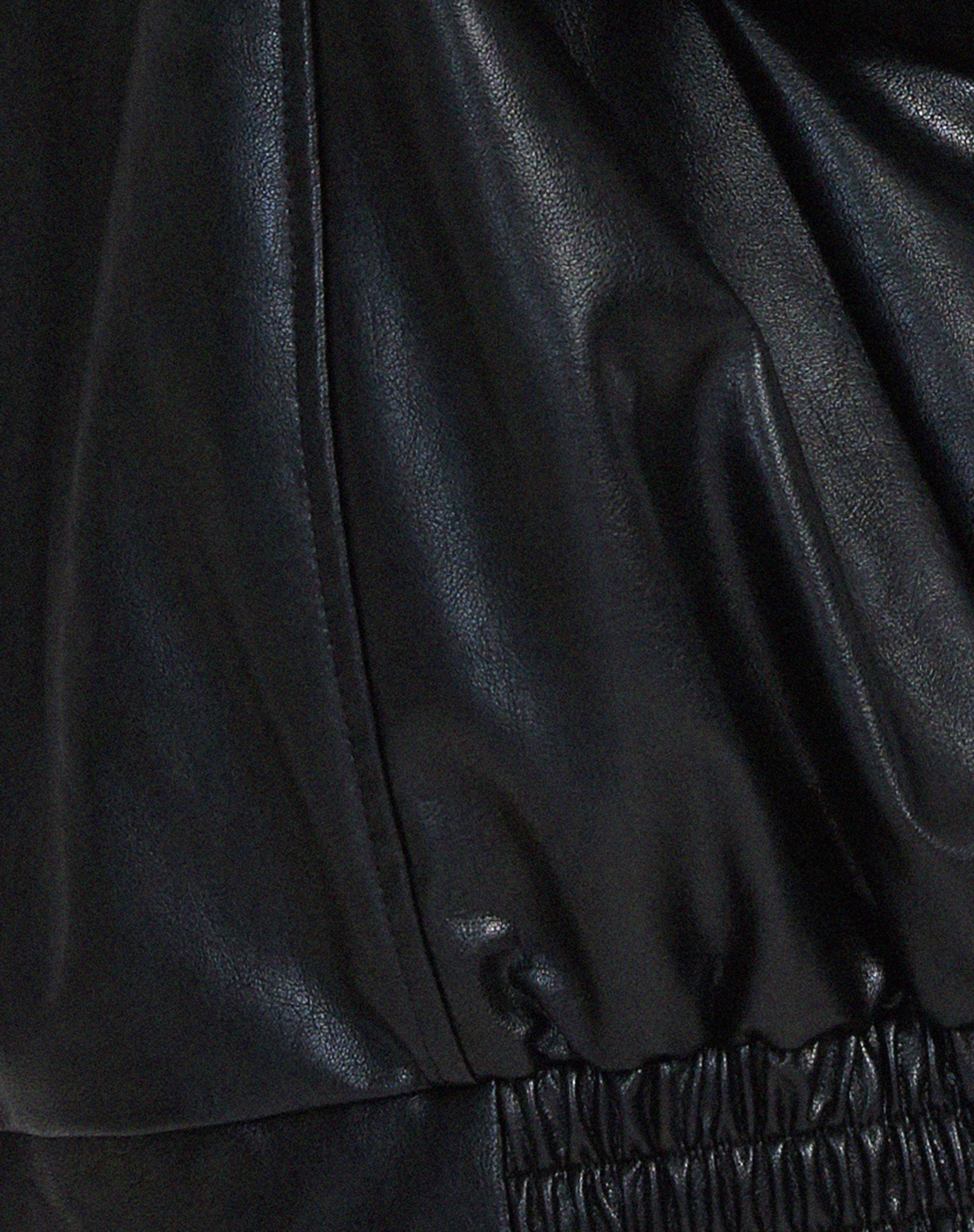 Women's faux leather biker jacket