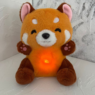 Red Panda Calming Plush – Soft Toy with Breathing Light & Music