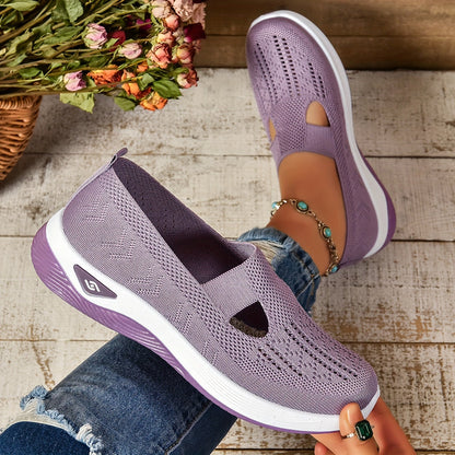 Women's Slip-On Comfort Shoes – Cushioned Arch-Support Flats