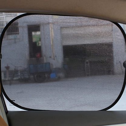 Car Window Sun Shades – Pair of Black Mesh Rear Screens