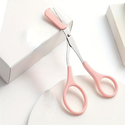 Eyebrow Scissors with Comb – Precise Stainless Steel Grooming Scissors