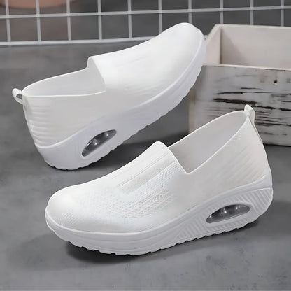 Orthopaedic Comfort Shoes for Women, Cushioned Mesh Trainers with Arch Support
