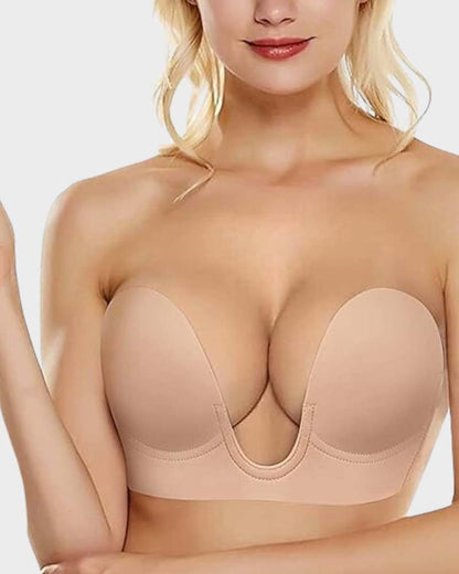 Women's low-back strapless bra