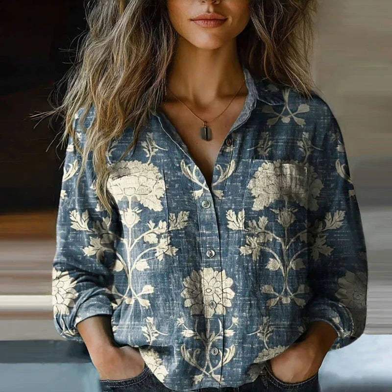 Women's bohemian blouse - detail
