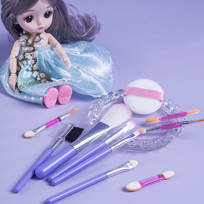 Princess kids make-up play case with mirror