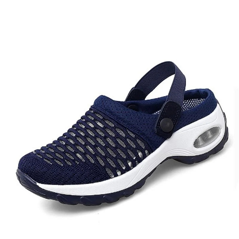 Orthopaedic Air Cushioned Shoes for Women, Breathable Mesh Trainers with Arch Support