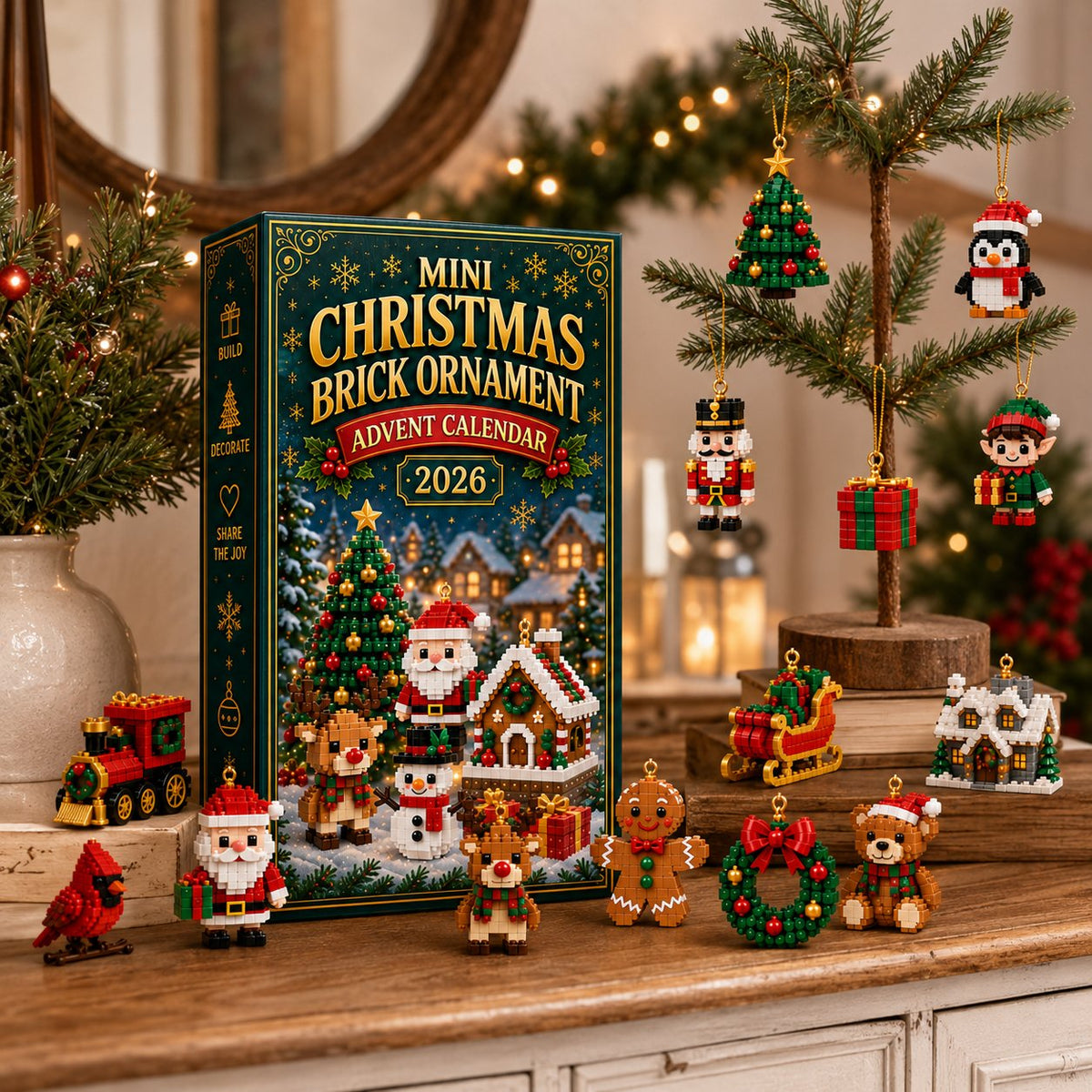 Christmas Advent Calendar – 24 Buildable Mini Figures