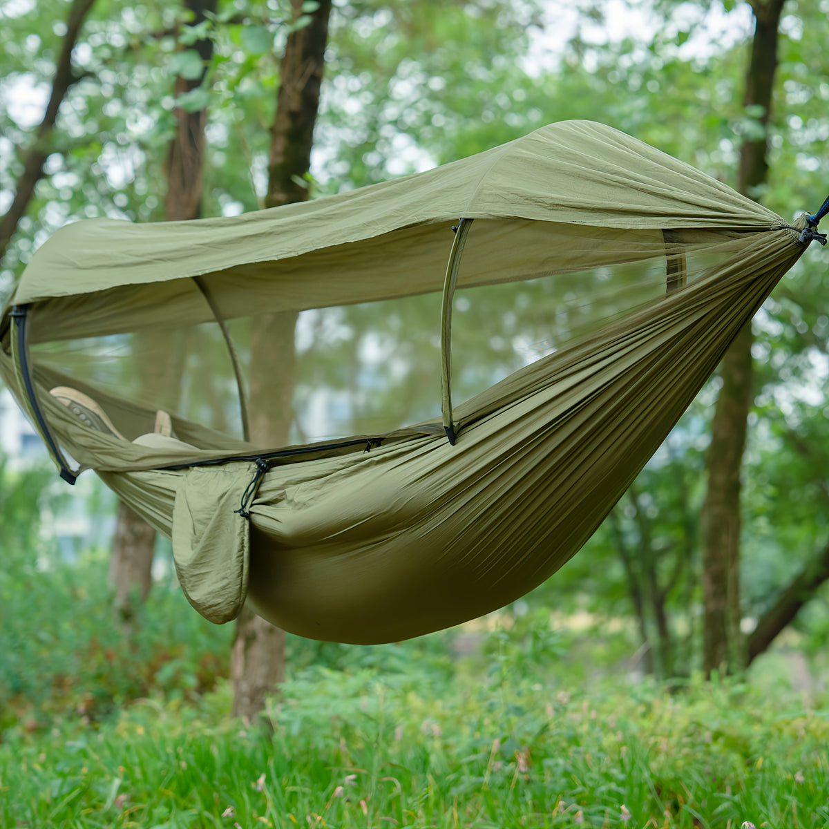 Camping Hammock – 3-in-1 with Mosquito Net & Sun Shade