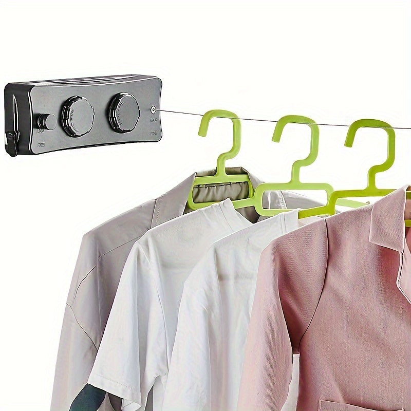 Foldable double stainless steel clothesline