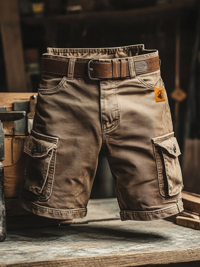 Men's outdoor utility cargo trousers