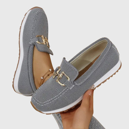 Women's slip-on cushioned comfort loafers