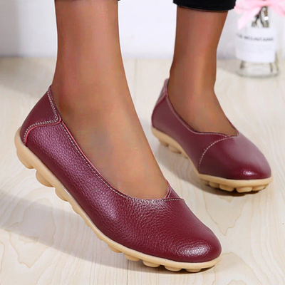 Flexible Slip-On Loafers for Women – Stylish Flat Shoes in Ten Shades