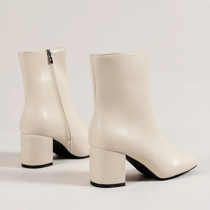 Women's Ankle Boots – Elegant Versatile Heeled Boots