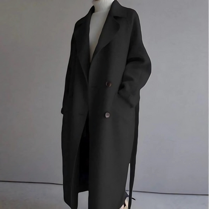 Women's soft winter wool coat