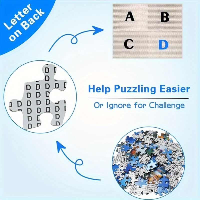 1000-piece winter puzzle