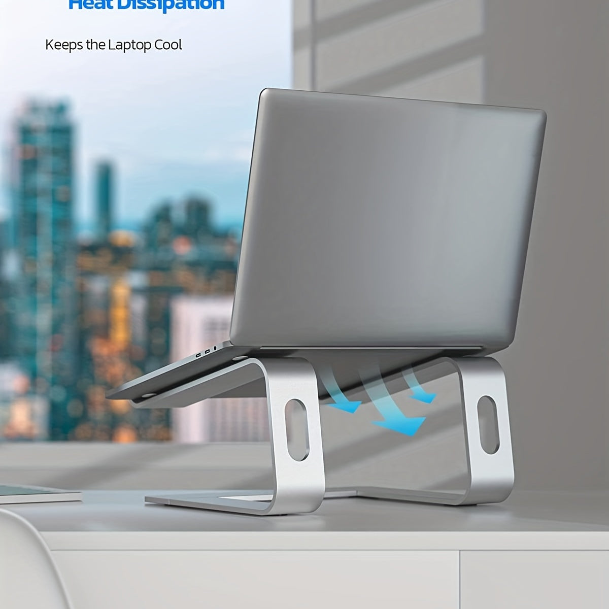 Laptop Stand – Adjustable Aluminum Riser