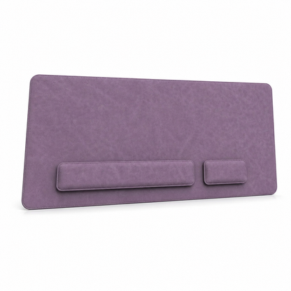 Desk Pad Set – 3-Piece Mat with Wrist Rests