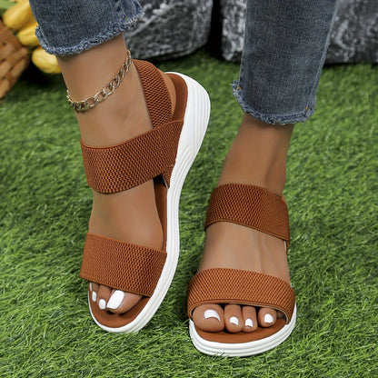 Lightweight Stretch Sandals for Women – Elasticated Comfort Sandals with Arch Support