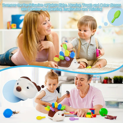 Hedgehog sorting toy for toddlers