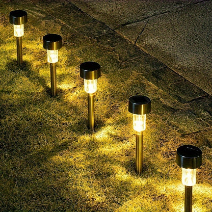 Solar Sensor Garden Lights Set – Stylish Outdoor Path Lighting