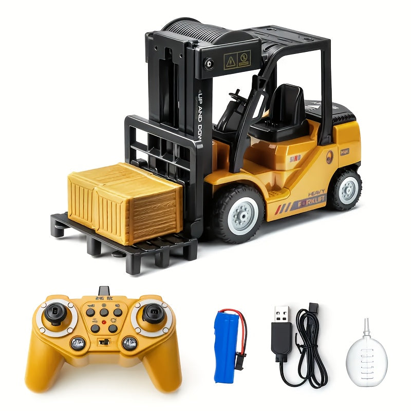 1:24 scale remote control forklift toy with lights