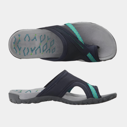Comfortable Orthopaedic Sandals for Women – Vegan Leather Sandals with Cushioned Footbed