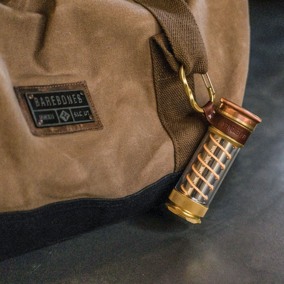 Vintage rechargeable LED camping lantern and torch