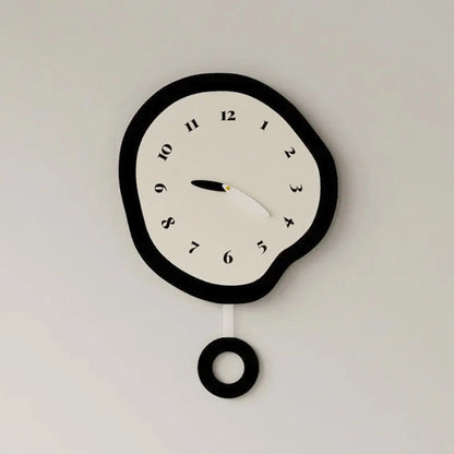 Silent Wall Clock – Modern Abstract Non-Ticking Clock