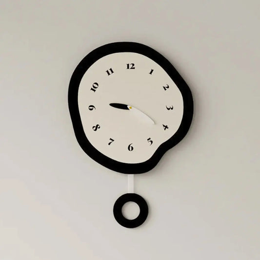 Silent Wall Clock – Modern Abstract Non-Ticking Clock