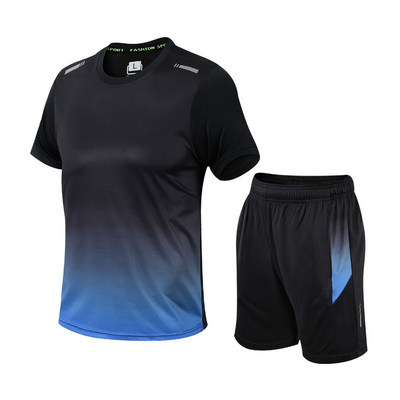 Activewear Set – Quick-Dry T-Shirt & Shorts Tracksuit