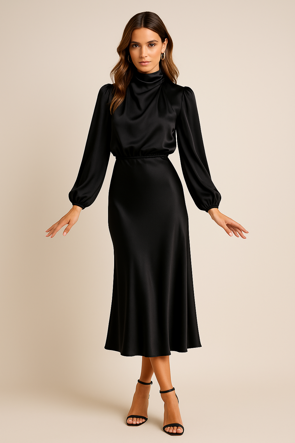 Women's cotton-blend day dress