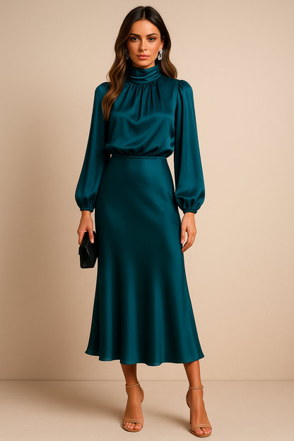 Women's casual midi dress