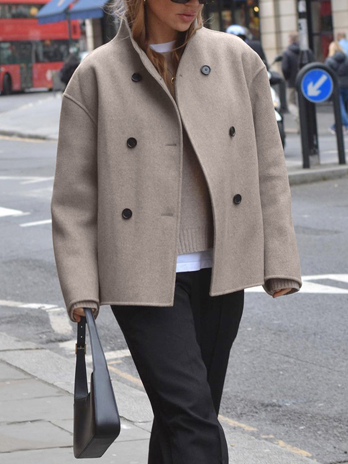 Women's relaxed oversized shacket