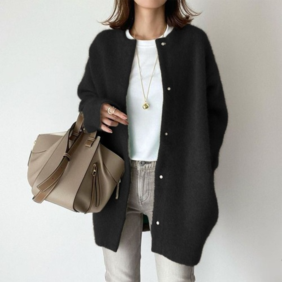 Women's Knit Cardigan – Elegant Casual Open Cardigan
