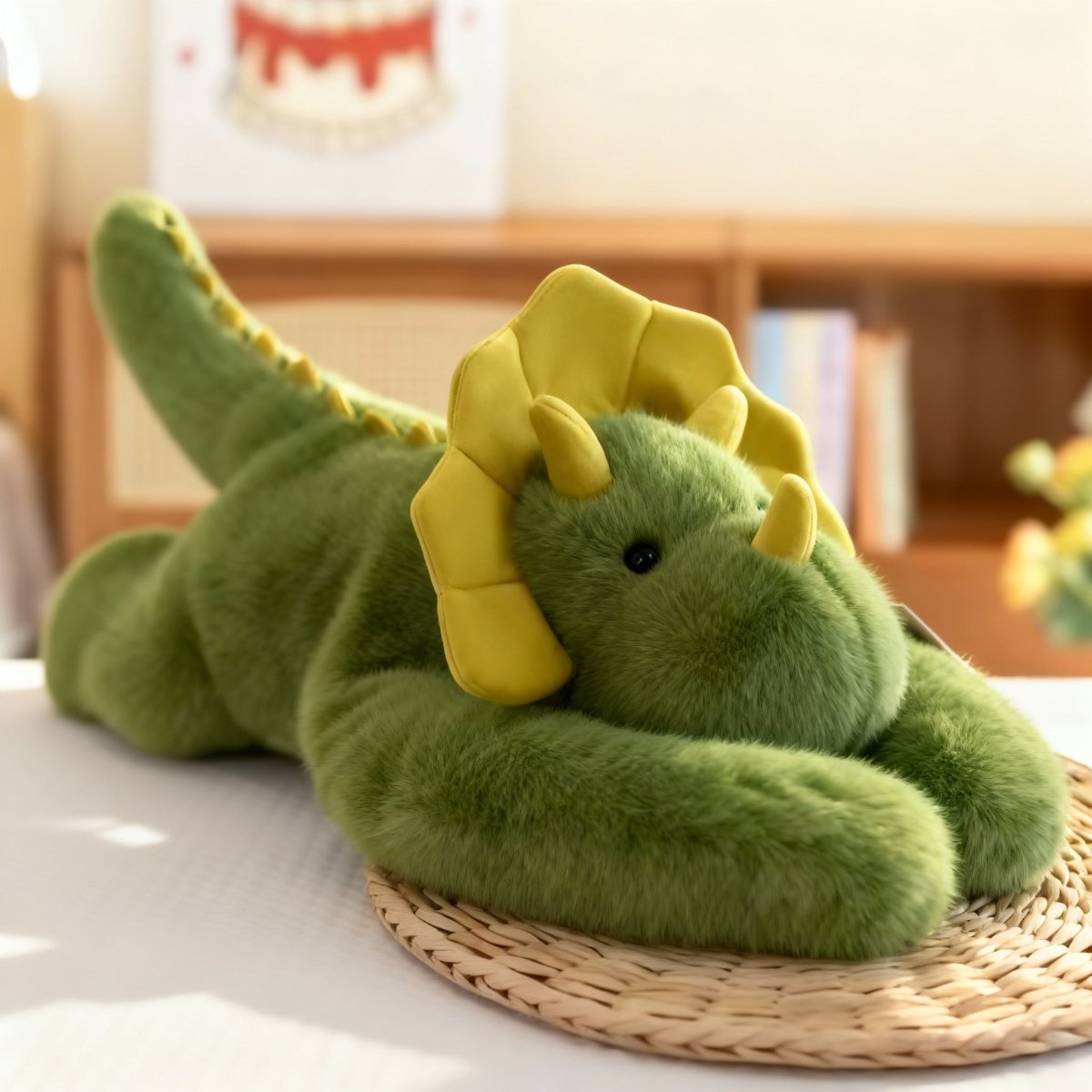 Cuddly animal plush with long arms