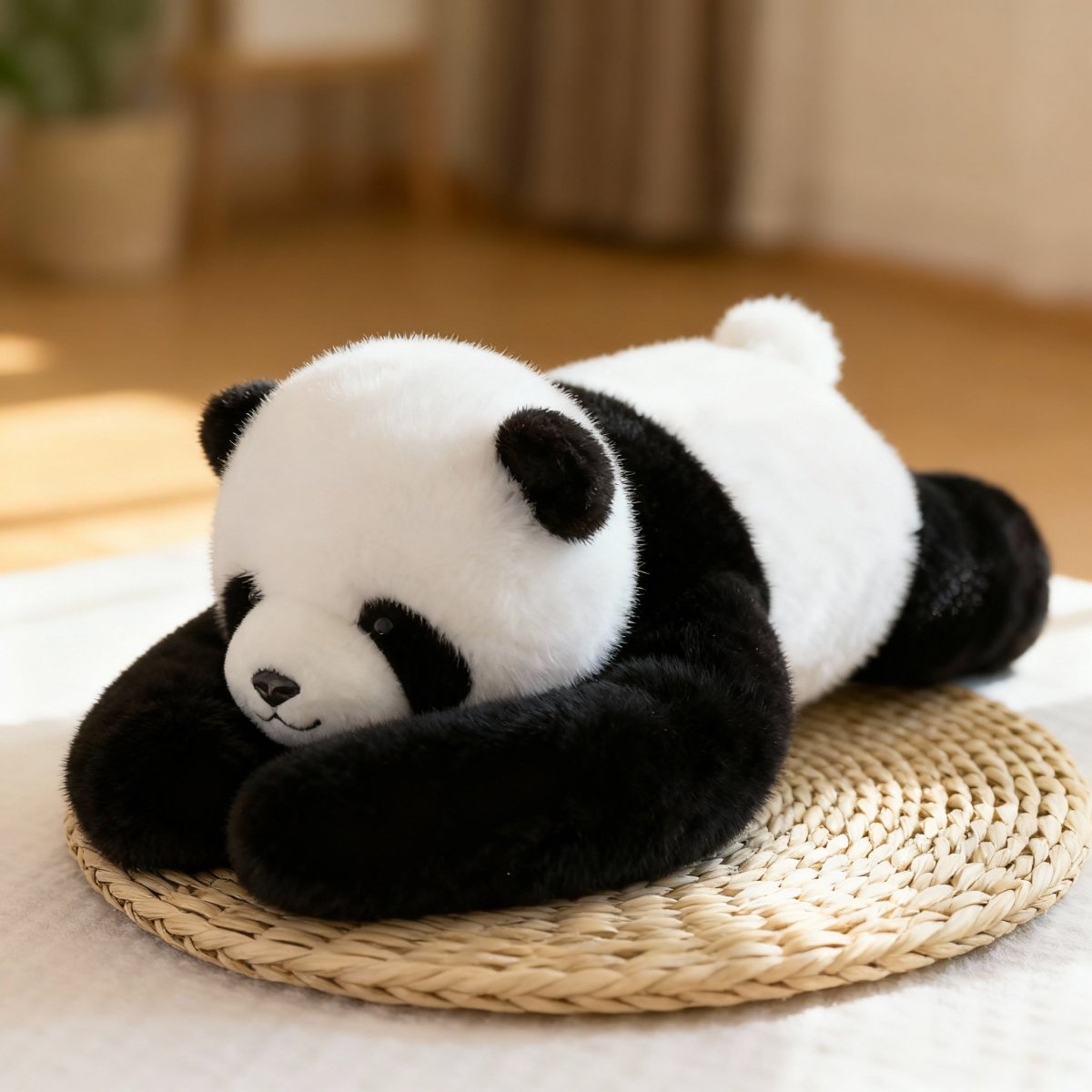 Long-arm plush cuddly animal toy